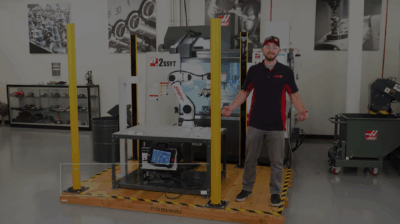 Haas HC10 - это полностью интегрированный робот для совместной работы весом 10 кг, работающий по принципу "подключай и работай