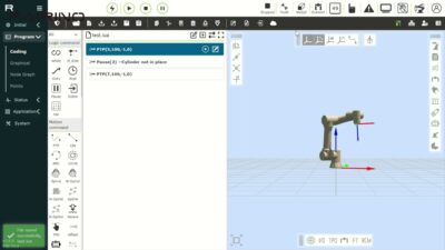 Логика робота FR: использование команды «Пауза»